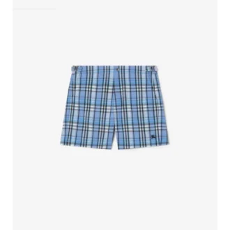 Seersucker-badshorts