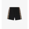 Shorts i bomullsblandning med rutmönster Shorts i bomullsblandning med rutmönster