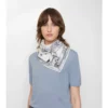 Silkescarf med Londons landmärken Silkescarf med Londons landmärken