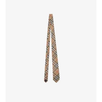 Silkeslips med rutmönster