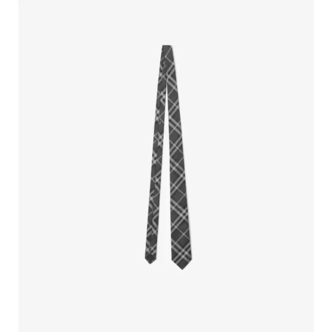 Silkeslips med rutmönster Silkeslips med rutmönster