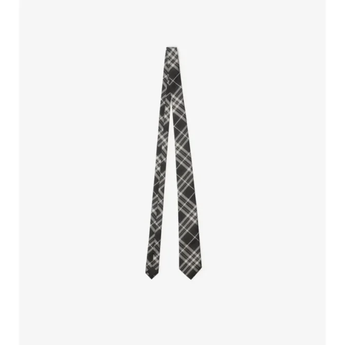 Silkeslips med rutmönster Silkeslips med rutmönster
