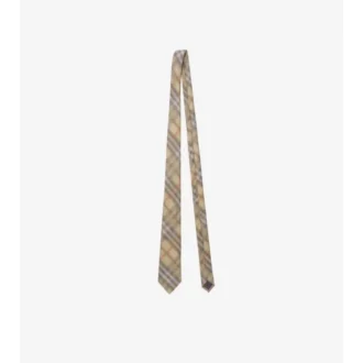 Silkeslips med rutmönster