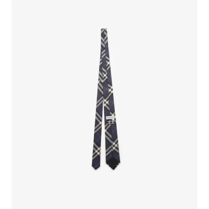Silkeslips med rutmönster