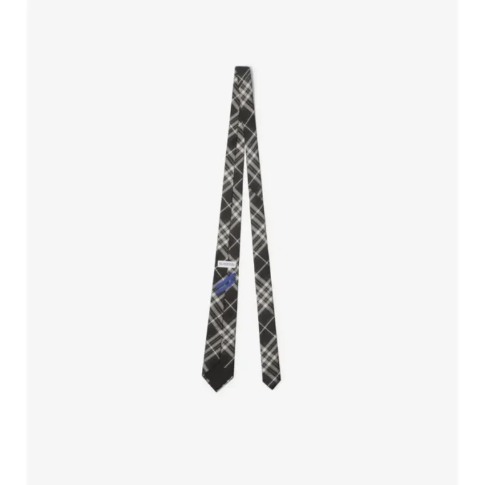 Silkeslips med rutmönster Silkeslips med rutmönster