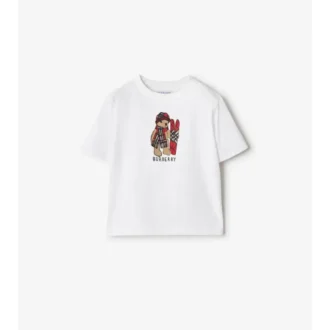 Ski Bear T-shirt i bomull