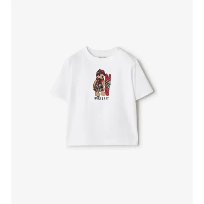 Ski Bear T-shirt i bomull Ski Bear T-shirt i bomull