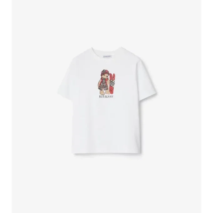 Ski Bear T-shirt i bomull Ski Bear T-shirt i bomull