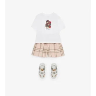 Ski Bear T-shirt i bomull