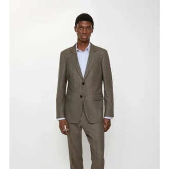 Skräddarsydd jacka i Sharkskin-ull Skräddarsydd jacka i Sharkskin-ull