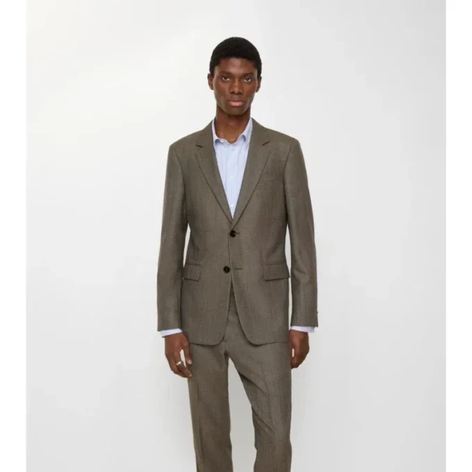 Skräddarsydd jacka i Sharkskin-ull Skräddarsydd jacka i Sharkskin-ull