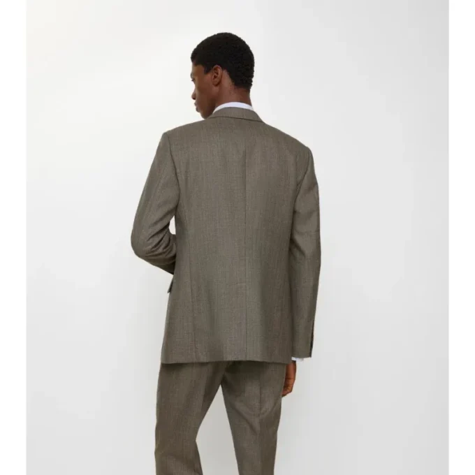 Skräddarsydd jacka i Sharkskin-ull Skräddarsydd jacka i Sharkskin-ull