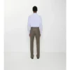 Skräddarsydda byxor i sharkskin-ull Skräddarsydda byxor i sharkskin-ull