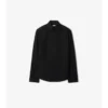 Slim Fit-skjorta i bomulls- och silkespoplin Slim Fit-skjorta i bomulls- och silkespoplin