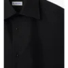 Slim Fit-skjorta i bomulls- och silkespoplin Slim Fit-skjorta i bomulls- och silkespoplin