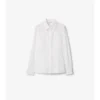 Slim fit-skjorta i bomullspoplin Slim fit-skjorta i bomullspoplin