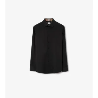 Slim fit-skjorta i stretchbomull Slim fit-skjorta i stretchbomull