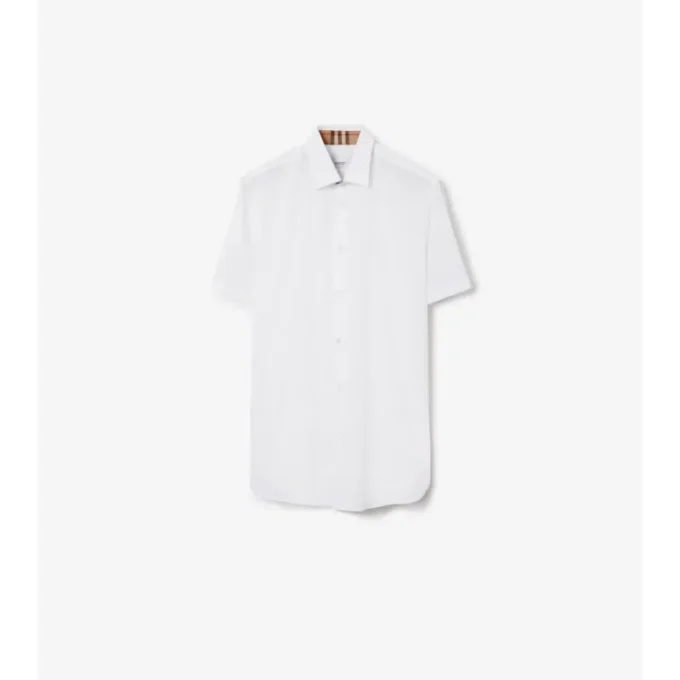 Slim fit-skjorta i stretchbomull