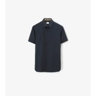 Slim fit-skjorta i stretchbomull