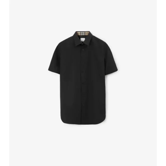 Slim fit-skjorta i stretchbomull Slim fit-skjorta i stretchbomull