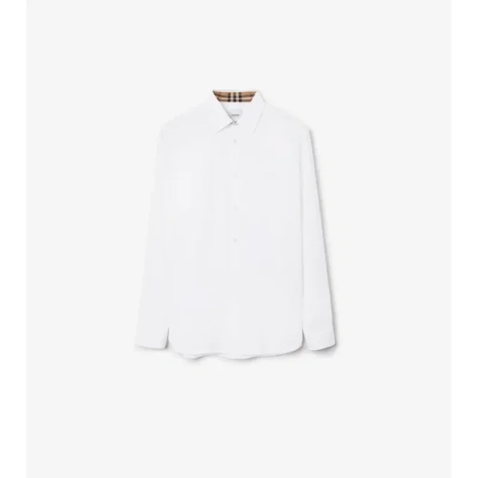 Slim fit-skjorta i stretchbomull Slim fit-skjorta i stretchbomull