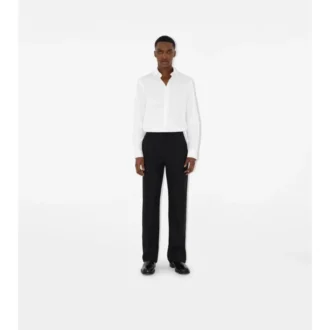 Slim fit-skjorta i stretchbomull