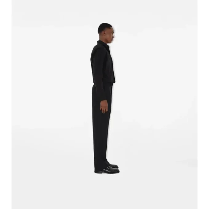 Slim fit-skjorta i stretchbomull