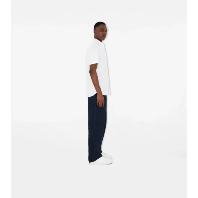 Slim fit-skjorta i stretchbomull