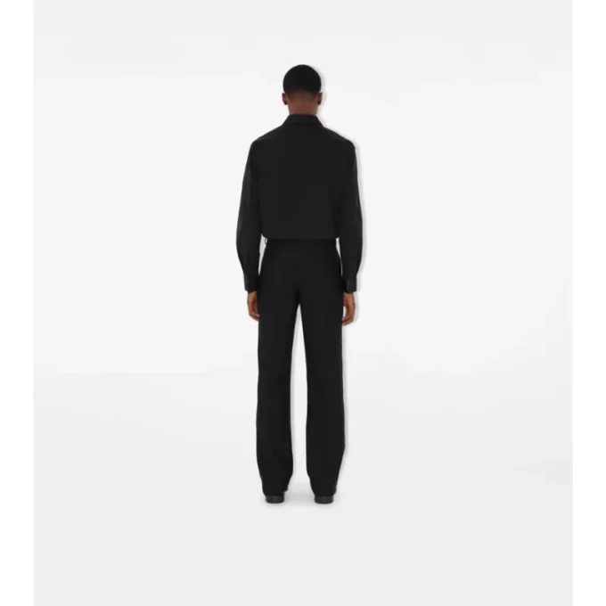 Slim fit-skjorta i stretchbomull