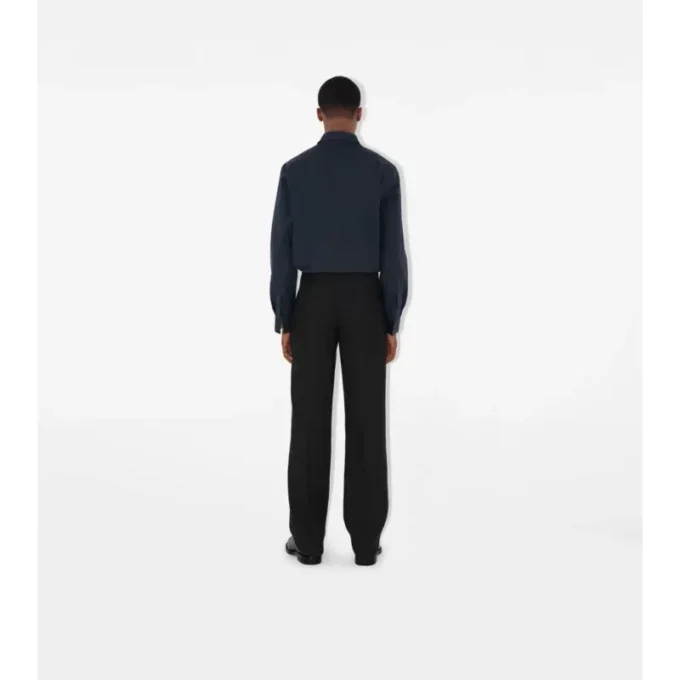 Slim fit-skjorta i stretchbomull