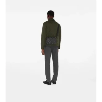 Slim Grid Crossbody Bag