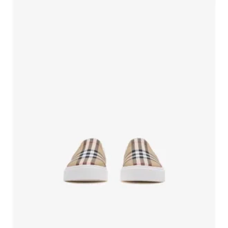 Slip-on-Sneakers i bomullsmönster