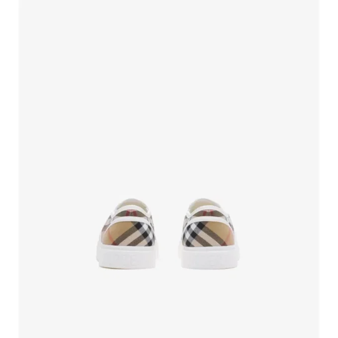 Slip-on-Sneakers i bomullsmönster