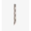 Smal kontrastrutig silkescarf Smal kontrastrutig silkescarf