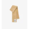 Smal rutig shearling-halsduk Smal rutig shearling-halsduk