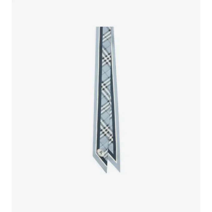Smal rutig silkescarf Smal rutig silkescarf