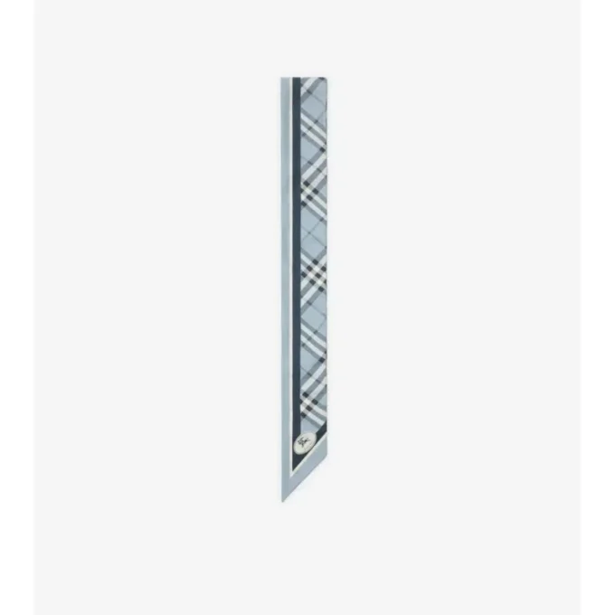 Smal rutig silkescarf Smal rutig silkescarf