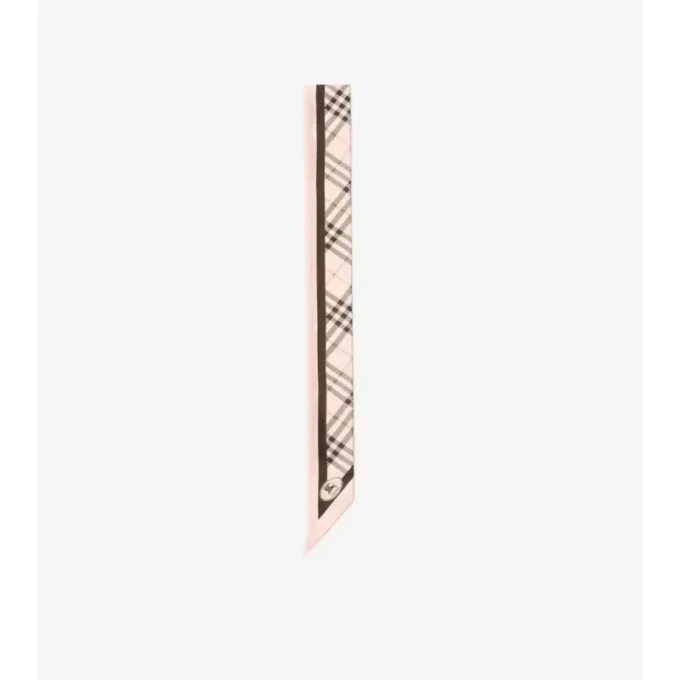 Smal rutig silkescarf Smal rutig silkescarf