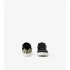 Sneakers i läder, mocka och rutmönster Sneakers i läder, mocka och rutmönster