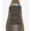 Sneakers i läder, mocka och rutmönster Sneakers i läder, mocka och rutmönster