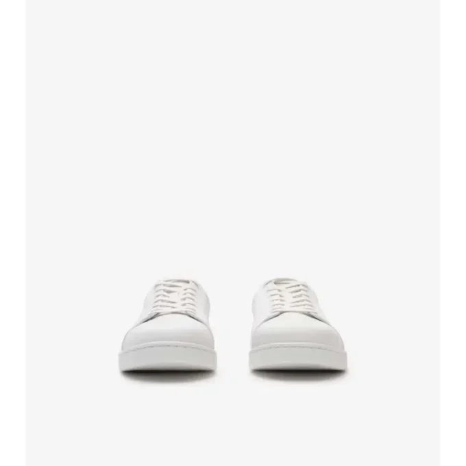 Sneakers i präglat rutmönstrat läder Sneakers i präglat rutmönstrat läder