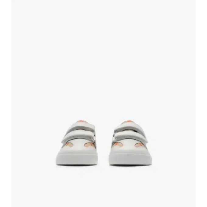 Sneakers med rutmönster och läder