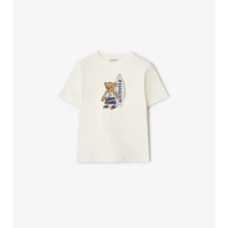 Surfer Bear-T-shirt i bomull