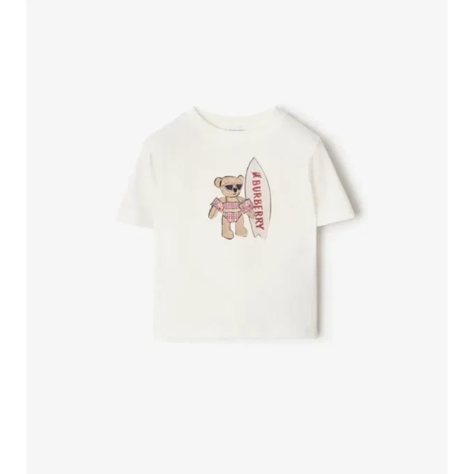 Surfer Bear-T-shirt i bomull Surfer Bear-T-shirt i bomull