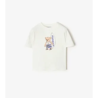 Surfer Bear-T-shirt i bomull