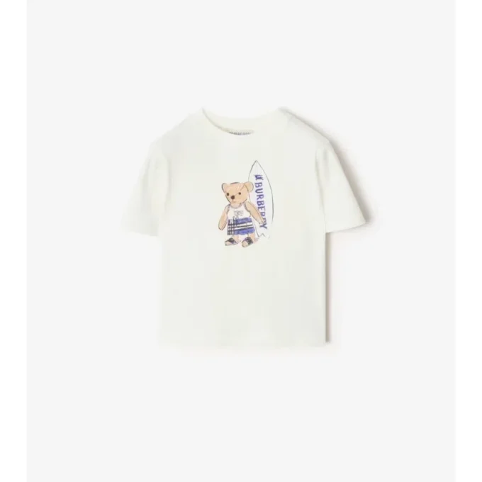 Surfer Bear-T-shirt i bomull Surfer Bear-T-shirt i bomull