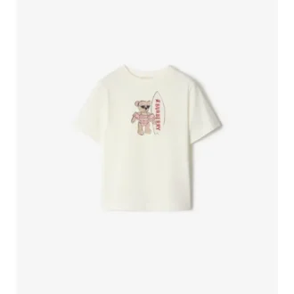 Surfer Bear-T-shirt i bomull Surfer Bear-T-shirt i bomull