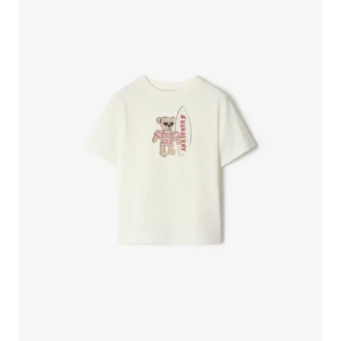 Surfer Bear-T-shirt i bomull
