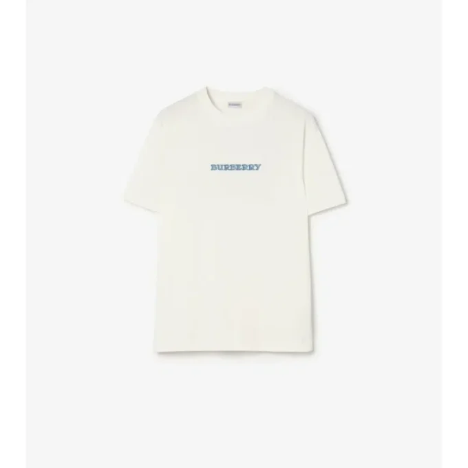 T-shirt i bomull med Heritage-logotyp T-shirt i bomull med Heritage-logotyp