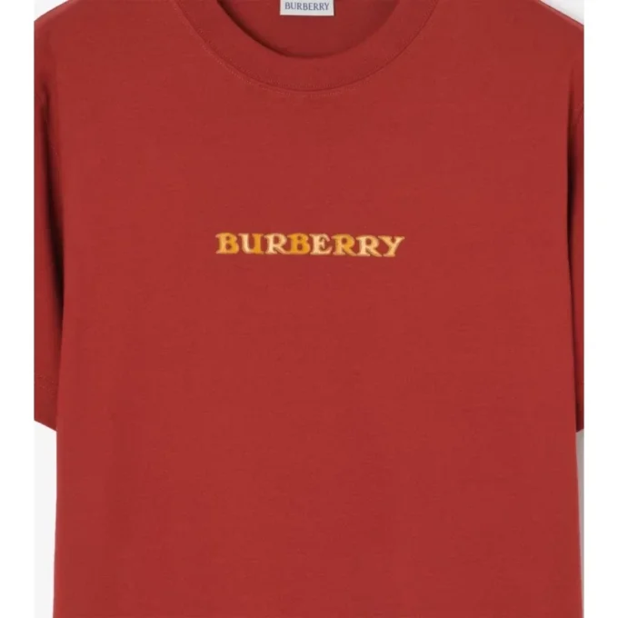T-shirt i bomull med Heritage-logotyp T-shirt i bomull med Heritage-logotyp